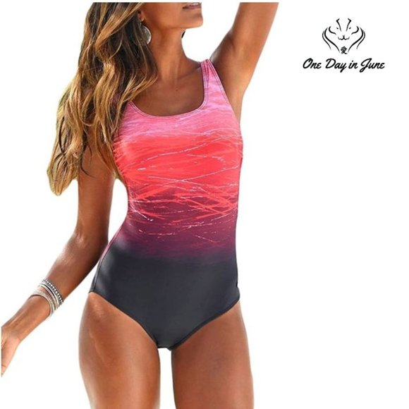 Momodani Other - Momodani Criss Cross One Piece Gradient Monokini